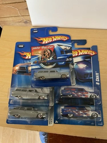 Hot Wheels 8 Crate 2005 Faster Than Ever Redline 2007 All Stars Base Variations