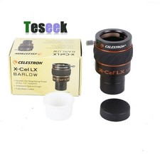 Celestron X-Cel LX 2X/3X Barlow Lens for 1.25-inch Wide-angle Eyepiece te12