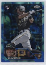 2023 Topps Chrome Update Aqua & Blue Lava Lamp Refractor 37/175 Drew Maggi 7kj