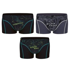 Un Beau Tissu Terre Boxers Pour Hommes - Shorts, Imprimé, Coton Bio