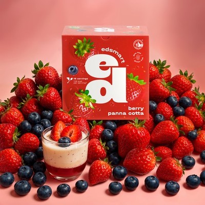 ED Smart Classic Berry Panna Cotta, 15 servings