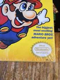 Mario Brothers 3 NES Complete Matching Box, Maunal,Insert  Factory Sealed To Top