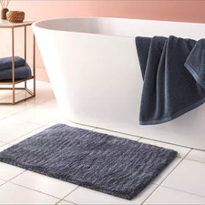 Threshold Slate Blue 20 x 30 Luxe Space Dye Bath Rug