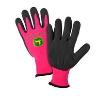 LP42427 John Deere Licesend Nitrile Coated Grip Gloves - Ladies