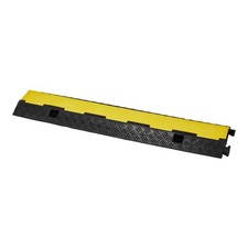 36" Cable Protector Ramp 2-Channel Wire Cable Cover Ramp 22000Lbs Capacity
