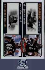 2022 Panini Classics #CC-10 Hines Ward / Jerome Bettis Classic Combos Silver
