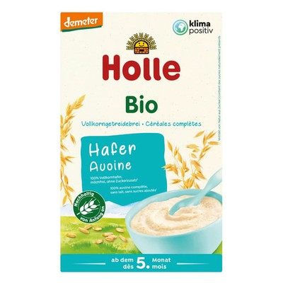 HOLLE Organic Oatmeal Porridge Baby Cereal