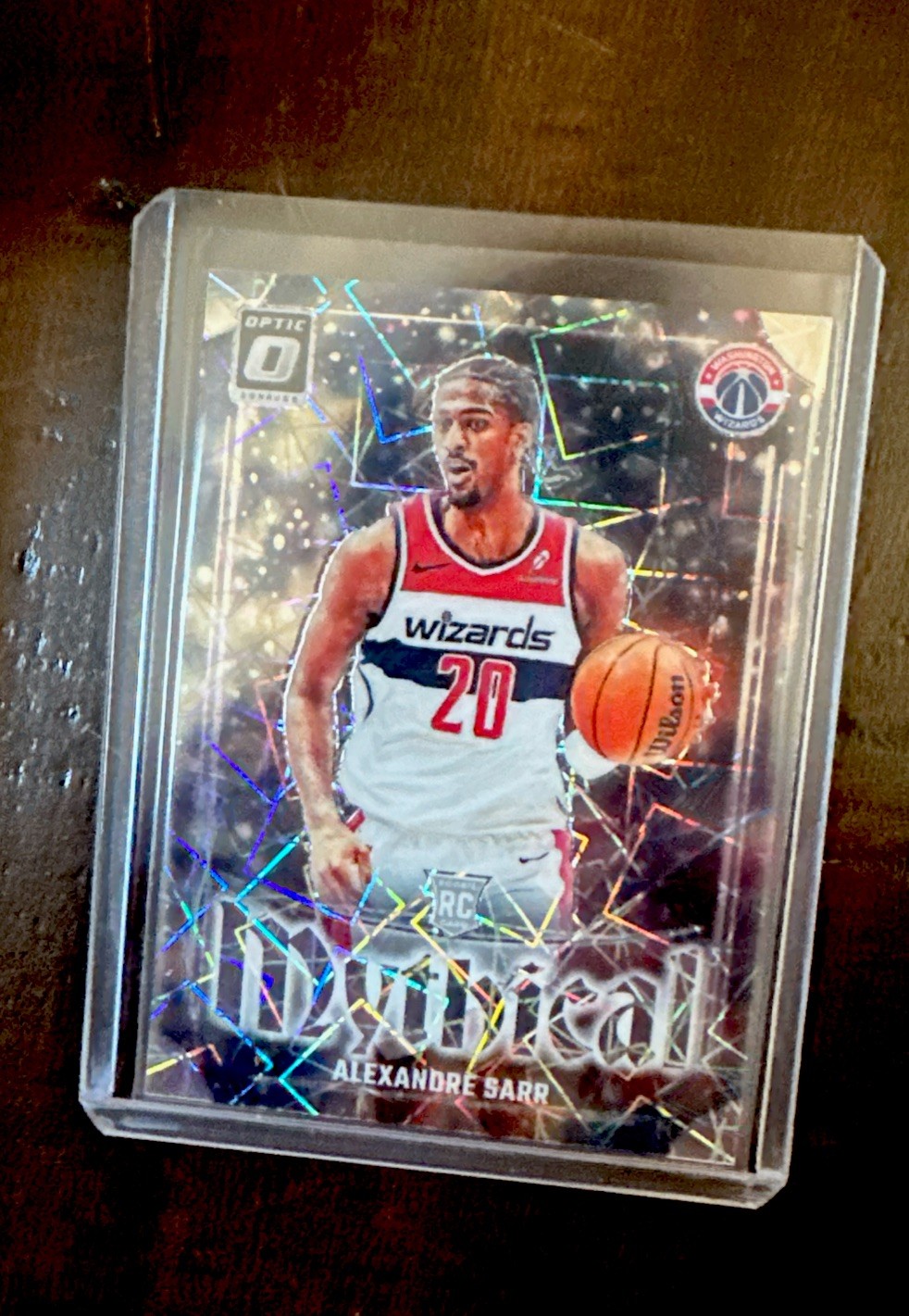 2024-25 Panini Donruss Optic Alexandre Sarr Mythical Rookie Card CASE HIT SSP RC