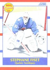 1990-91 Score American #415 Stephane Fiset