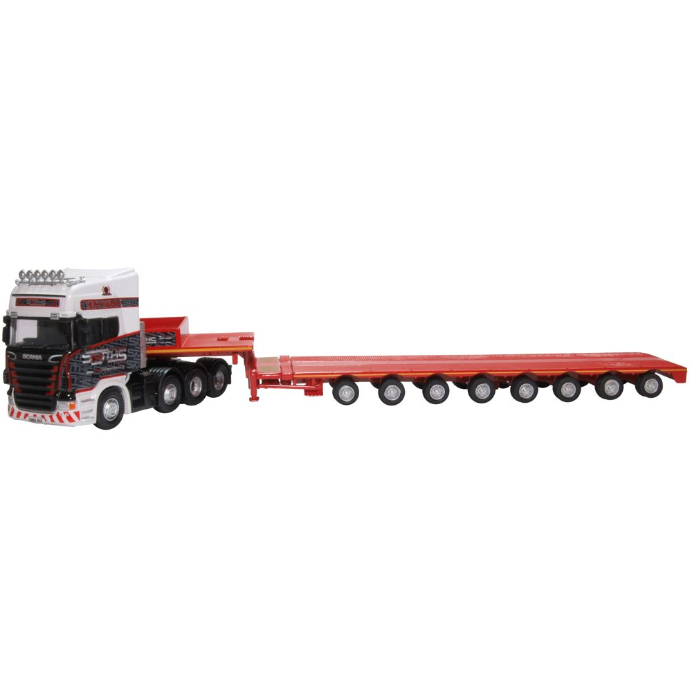 Oxford 76SCA05LL Scania Topline Nooteboom Low Loader Smiths Bridgend 1:76 Scale
