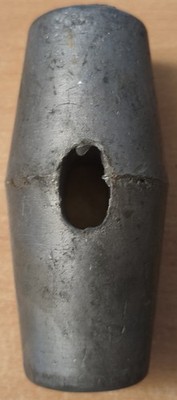 Bleihammer 1,1 kg, selten, Schuppenfund, rund