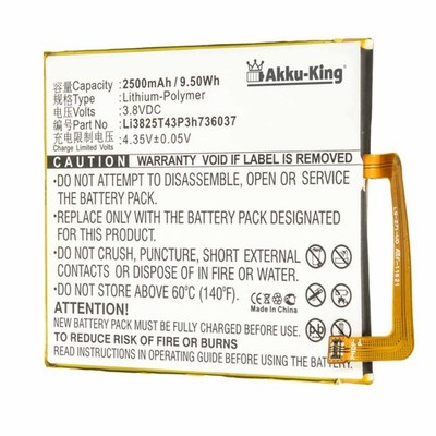 Akku-King Akku für ZTE V7, V7 Lite, V7 Lite Dual SIM, BV0720, Li3825T43P3h736037