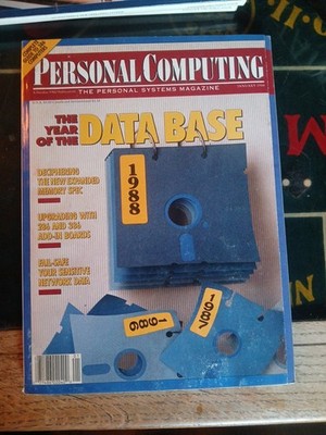 Vintage PERSONAL COMPUTING Magazine 1988 January 