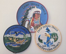 Camp Indian Trails  Jacket Patch Lot