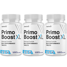 PrimoBoost XL Male Performance Support, 3 Pack Official Endurance Supplement
