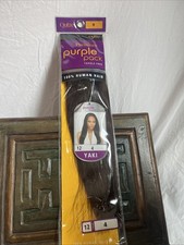 Outre Premium Purple Pack 100 Human Hair Yaki 12in K5
