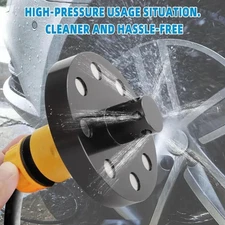 O Ring Chassis Cleaner Chassis Flusher Nozzle 6 Water Outlets for Car Rinse Kit