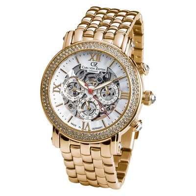 Carl von Zeyten Ladies Automatic Watch CVZ0062GWHM Kniebis Gold