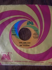 NEIL DIAMOND, "SONG SUNG BLUE" b/w "GITCHY GOOMY" -45 RPM - UNI RECORDS - VG+
