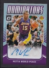2025 Panini Metta World Peace Base Autographs - Silver (Raw)