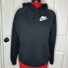 Nike Black Pullover Long Sleeve Hoodie Womens Medium