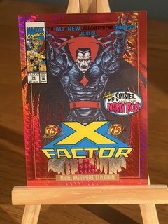 2024 Marvel Masterpieces Platinum 92 Mr Sinister Red Prism Variant Cover 95/292