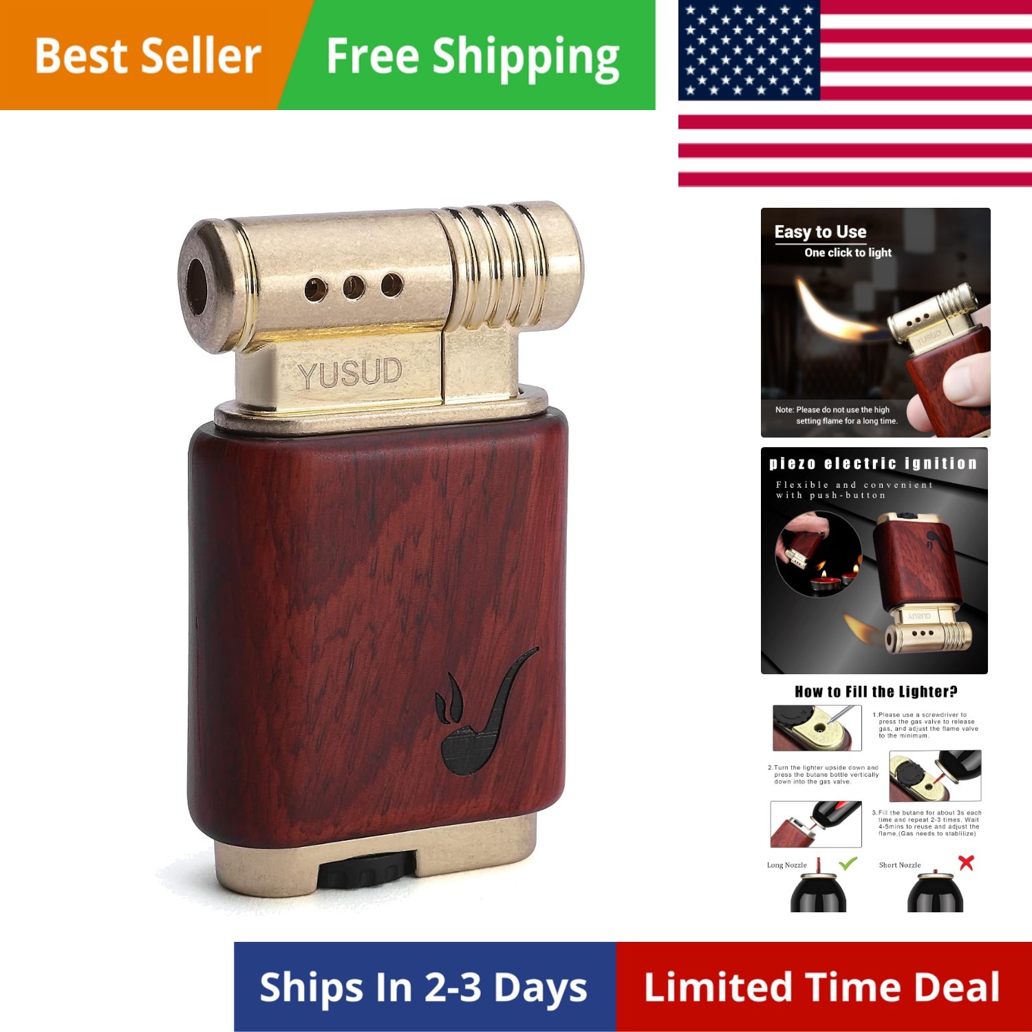 , Cool Lighter Butane Refillable, Antique Flip Lighter,...