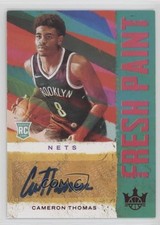 2021 Panini Court Kings Fresh Paint Ruby 35/99 Cameron Thomas #FP-CTH Auto 1e6a