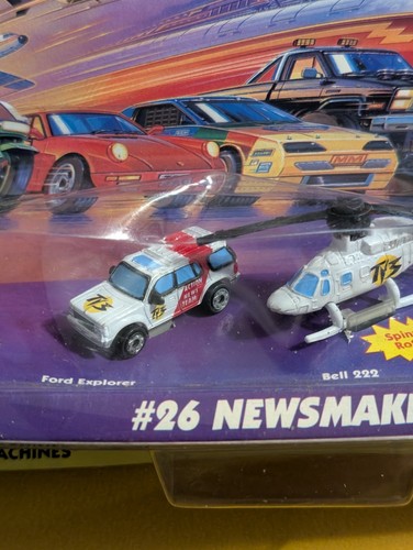 Micro Machines Newsmakers 1996 de colección #26 - Galoob - Juguetes años 90 - Furgoneta Ford Explorer - Imagen 10 de 14