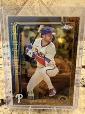 2025 Topps Gilded Collection Trea Turner Gold #103 Phillies 79/99 Baseball