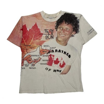 Terry Fox Run Terry Fox Foundation Grafik T-Shirt - Medium weiß Baumwolle