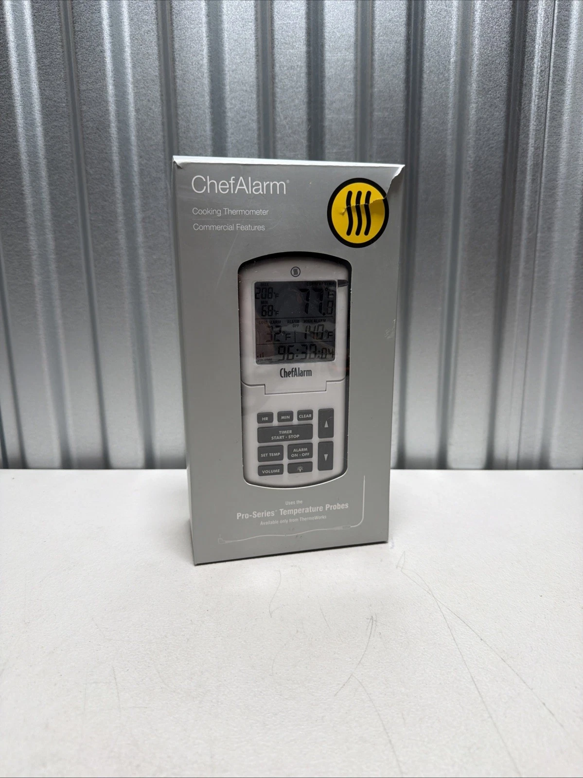 NEW ThermoWorks ChefAlarm TX-1100-WH Cooking Alarm Thermometer - White