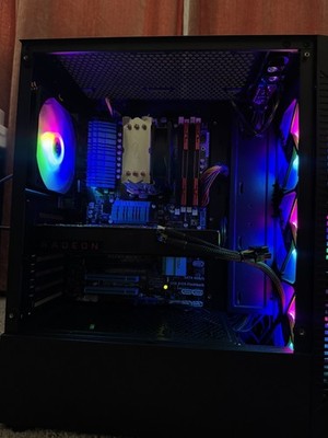 Budget Gaming Pc AMD FX 8350 RX540 4GB 8GB RAM 1TB HDD Windows 10 WIFI READY