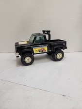 Vintage Tootsie toy Black 4x4 Step Side Pickup Truck High Rider made in USA