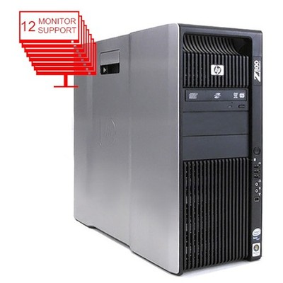 HP Z800 Multi 12-Monitor Computer/ Desktop 8-Core/ 1TB + 256GB SSD/ K1200