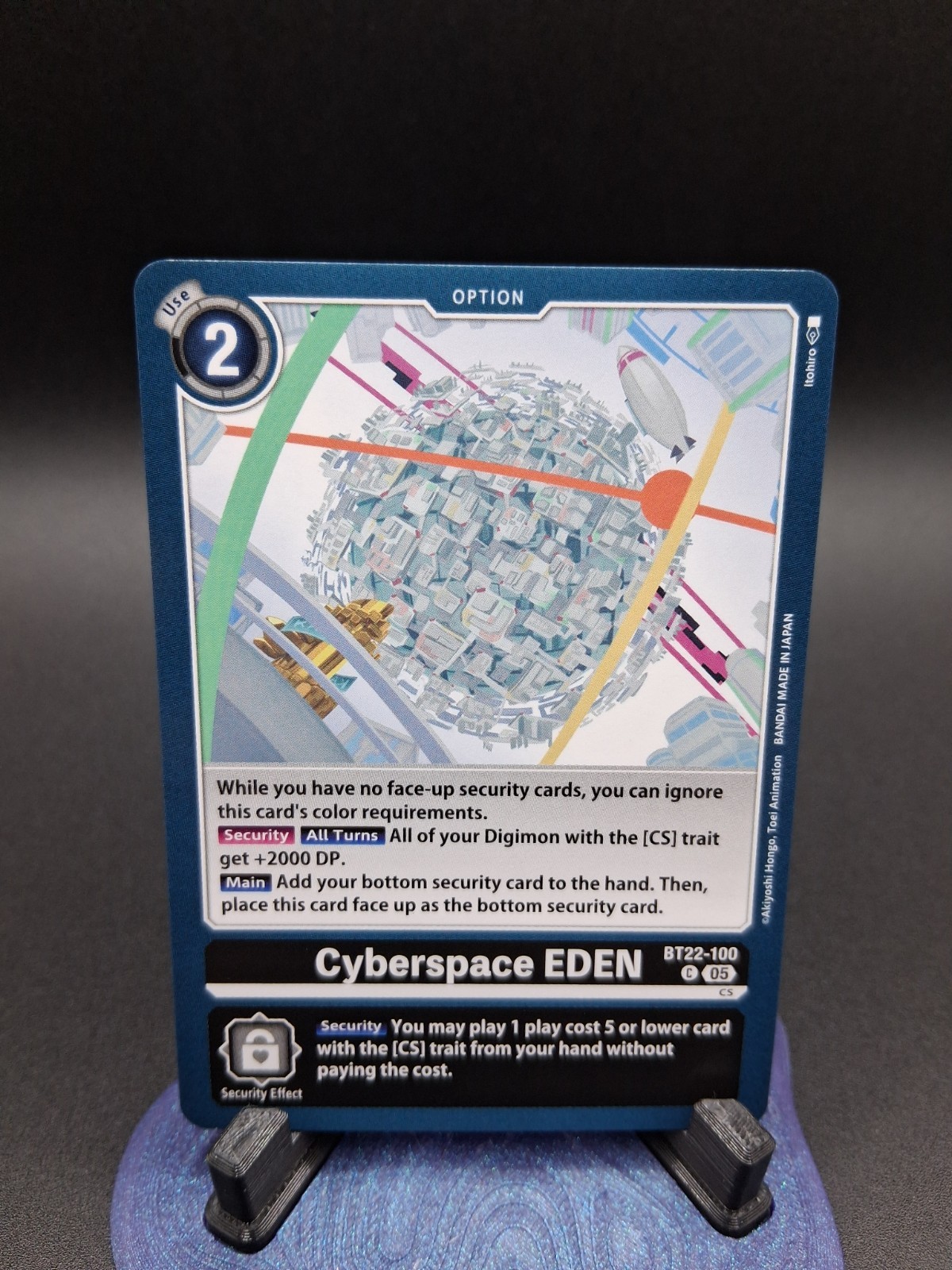Cyberspace Eden - Cyber Eden BT-22-100 Common Digimon 