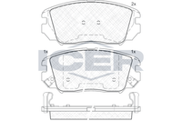 Bremsbelagsatz Vorne Mando-System FüR Hyundai Grandeur Hg Tg Sonata V Nf 04-12