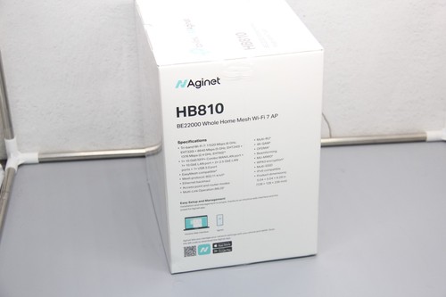 TP-Link HB810 BE22000 Whole Home Mesh Wi-Fi 7 AP white Brand new tri-band router - Afbeelding 3 van 3