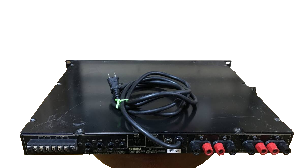 Yamaha P4050 Professional Power Amplifier 4-Channel PA Studio Amp
