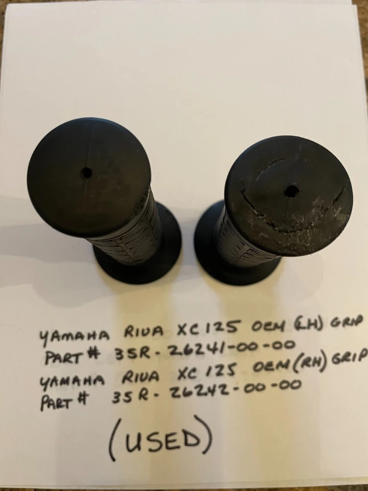 Оригинальные ручки для скутера Yamaha Riva XC 125 NO 35R-26241-00-00 и No 35R-26242-00-00 - Изображение 2 из 2