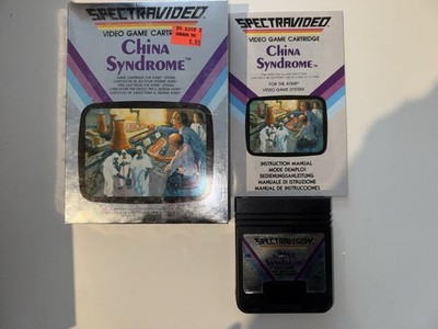 China Syndrome (Atari 2600, 1982) CIB COMPLETE +MANUAL