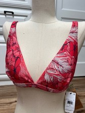 Volcom Women Sea U soon Halter Eco True Swim bikini top Sz M and L