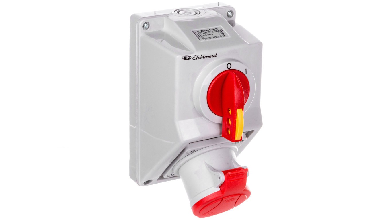 Installation Kit with 4P (0-I) Socket 32A IP54 C32-18 974001