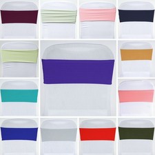 20 pcs New SPANDEX Chair Sashes for Wedding Party Decorations Wholesale Supplies