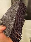 pre-owned, high quality, 12 foot black and silver scarf - see details — photo 3