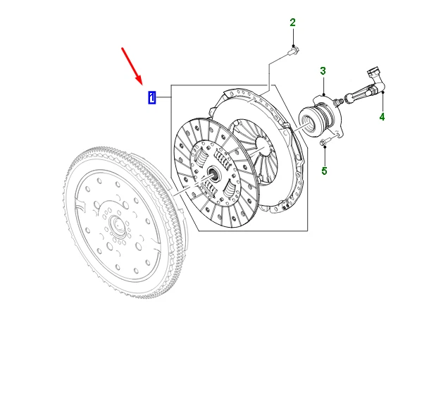 JAGUAR F-PACE X761 Clutch Kit JDE39807 NEW GENUINE | eBay 