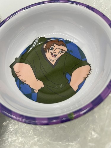 Vintage AVON THE HUNCHBACK of NOTRE DAME 3 Piece Dinnerware Set Disney 90s #b8 - Picture 5 of 9
