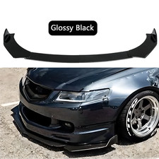 For Acura Tsx Sedan 04-14 Front Bumper Lip Kit Splitter Spoiler Black New Usa For Acura Tsx Sedan 04-14 Front Bumper Lip Kit Splitter Spoiler Black New Usa
