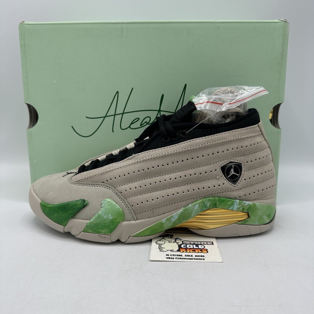 Nike Air Jordan 14 XIV Retro x Aleali May Fortune Size 7.5 Mens