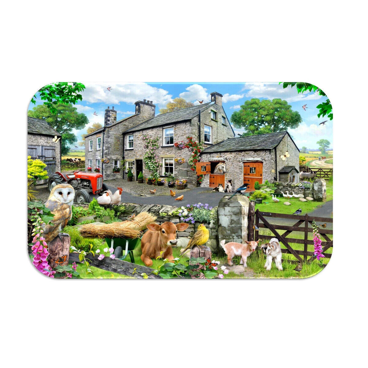 Farm Friends Tuftop Worktop Saver Glass Chopping Board various size
Opens in a new window or tab